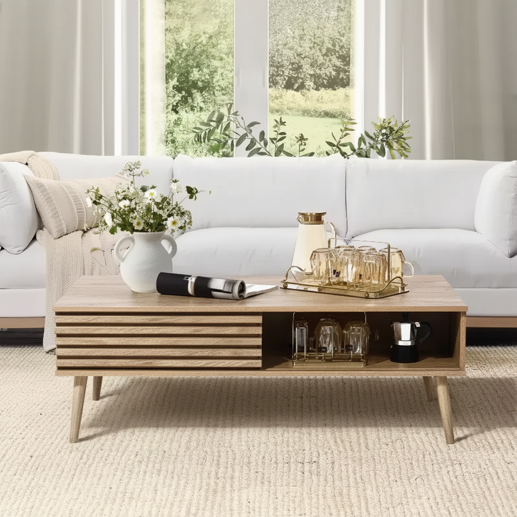 Table basse de style médiéval