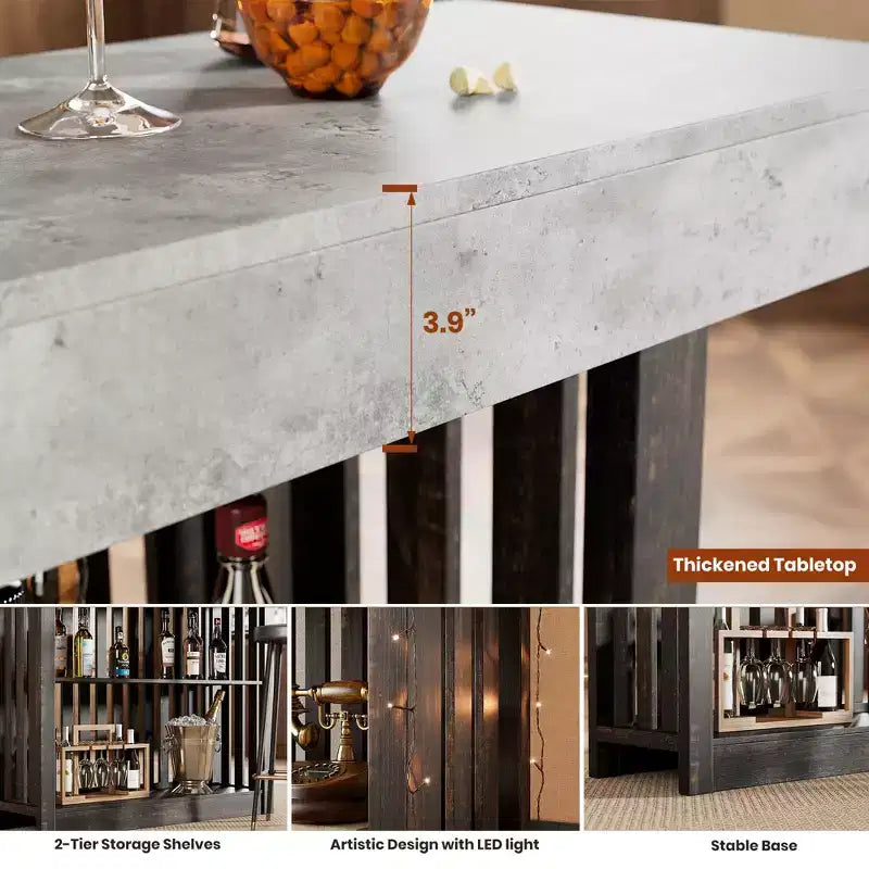 Table haute de bar