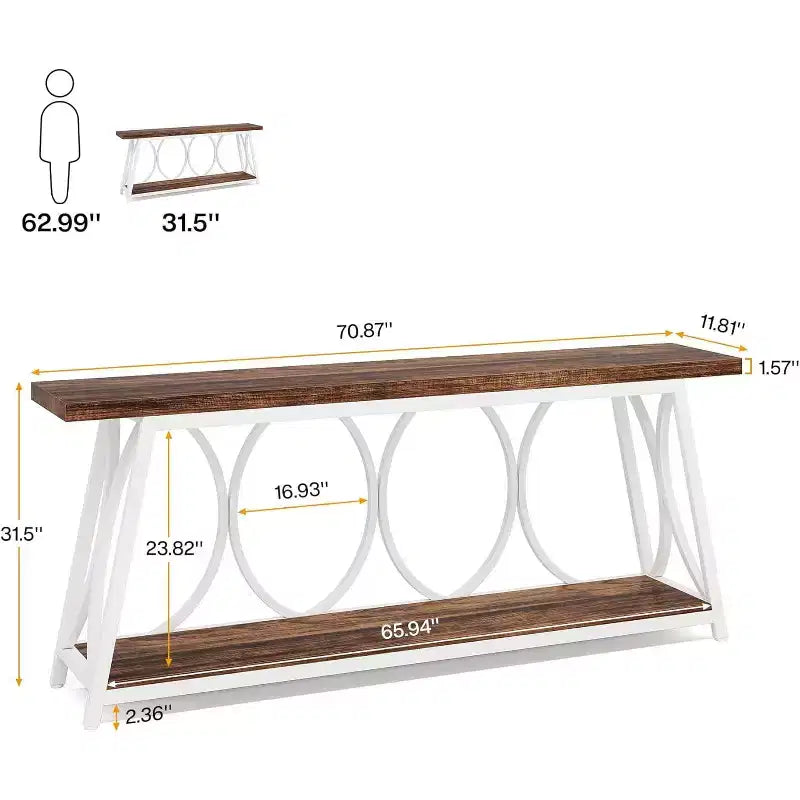 Meuble de rangement de bureau de style industriel
