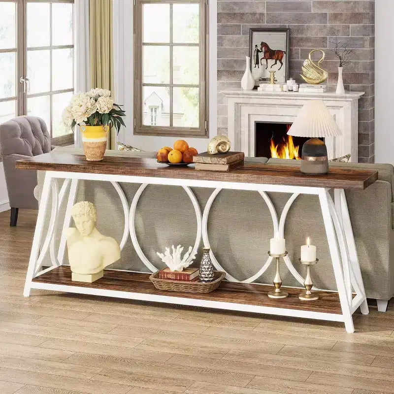 Meuble de rangement de bureau de style industriel