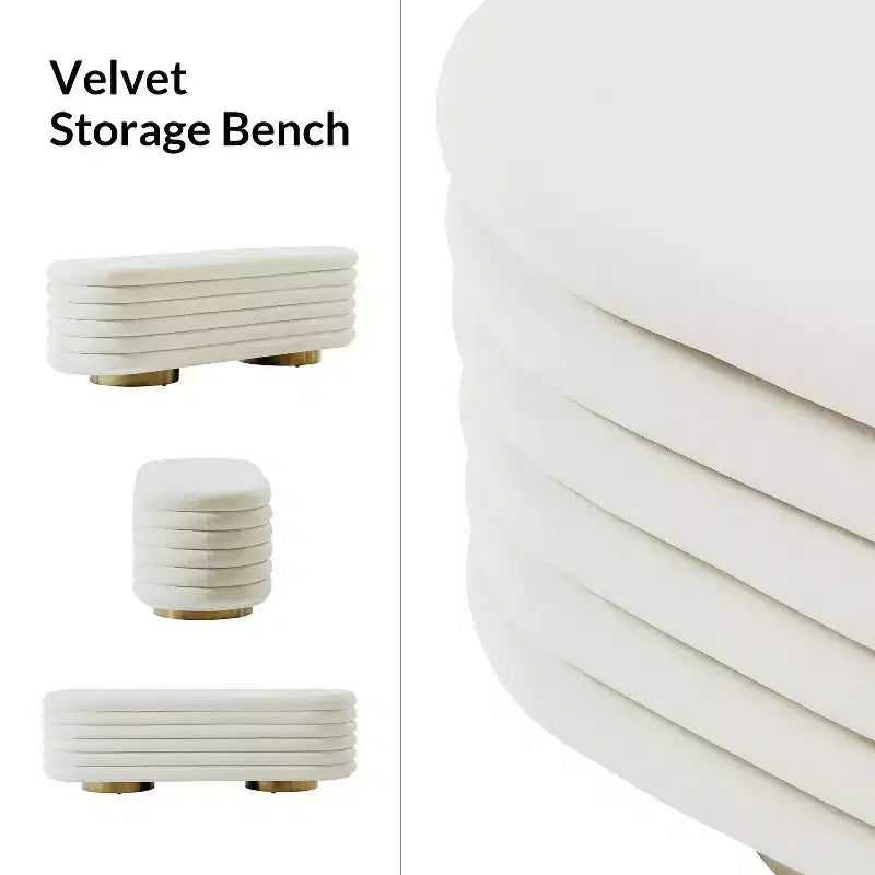 Banc capitonné couleur Tiffany