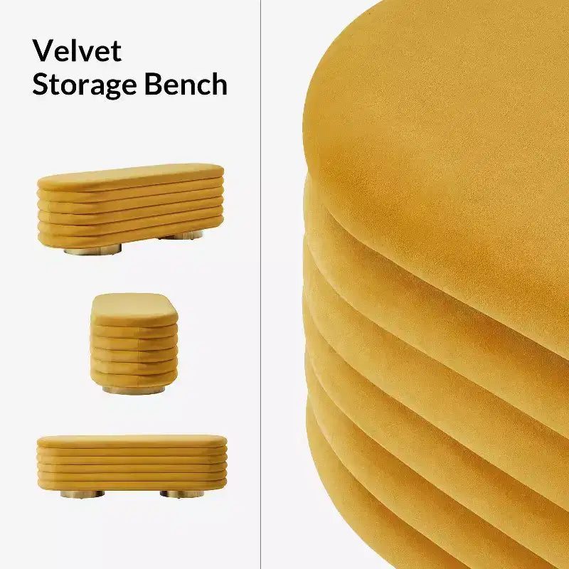 Banc capitonné couleur Tiffany