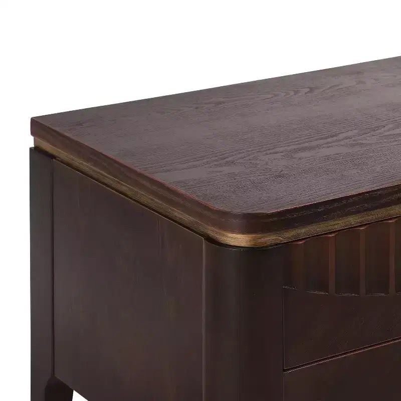 Table d'appoint décorative à motifs ondulés