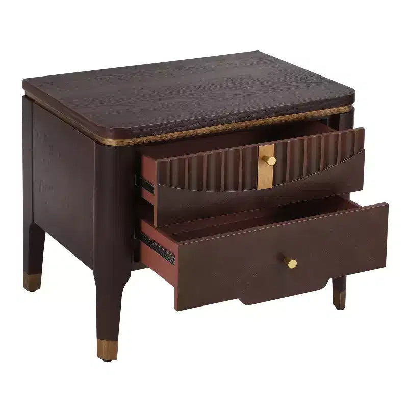 Table d'appoint décorative à motifs ondulés