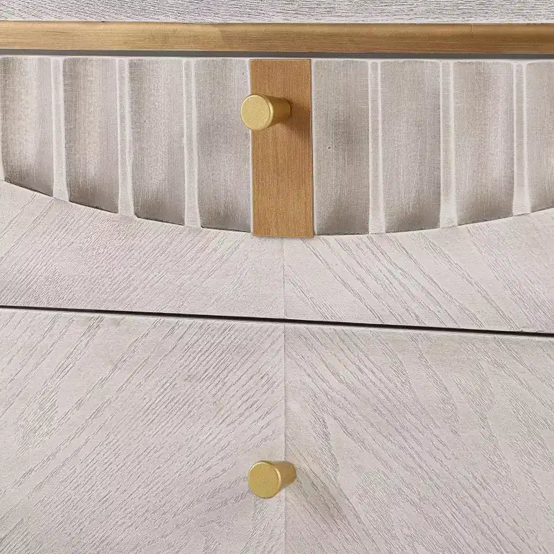 Table d'appoint décorative à motifs ondulés