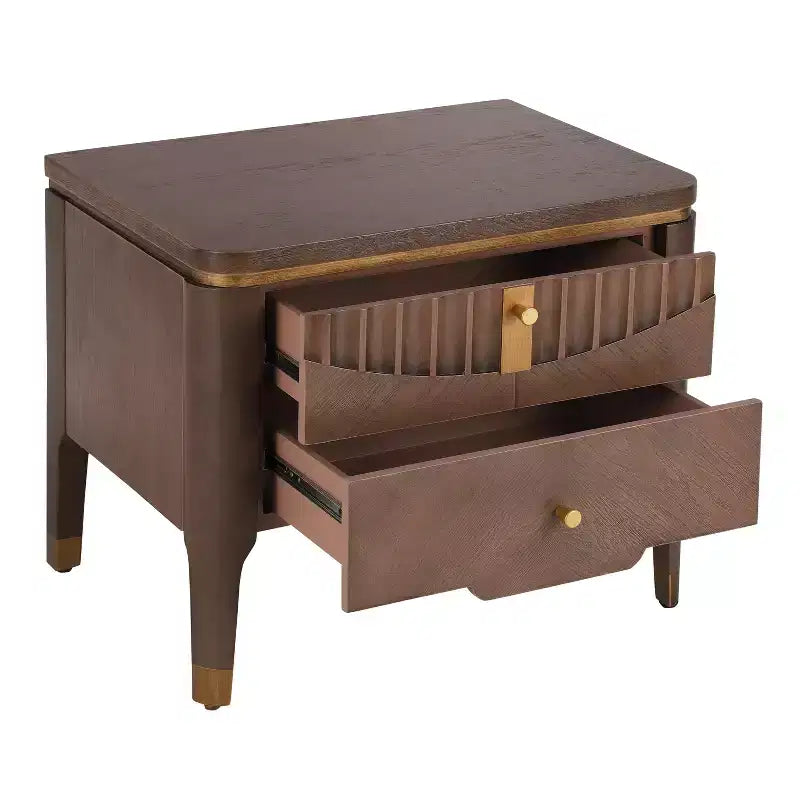 Table d'appoint décorative à motifs ondulés