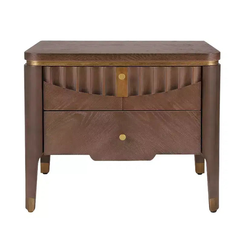 Table d'appoint décorative à motifs ondulés