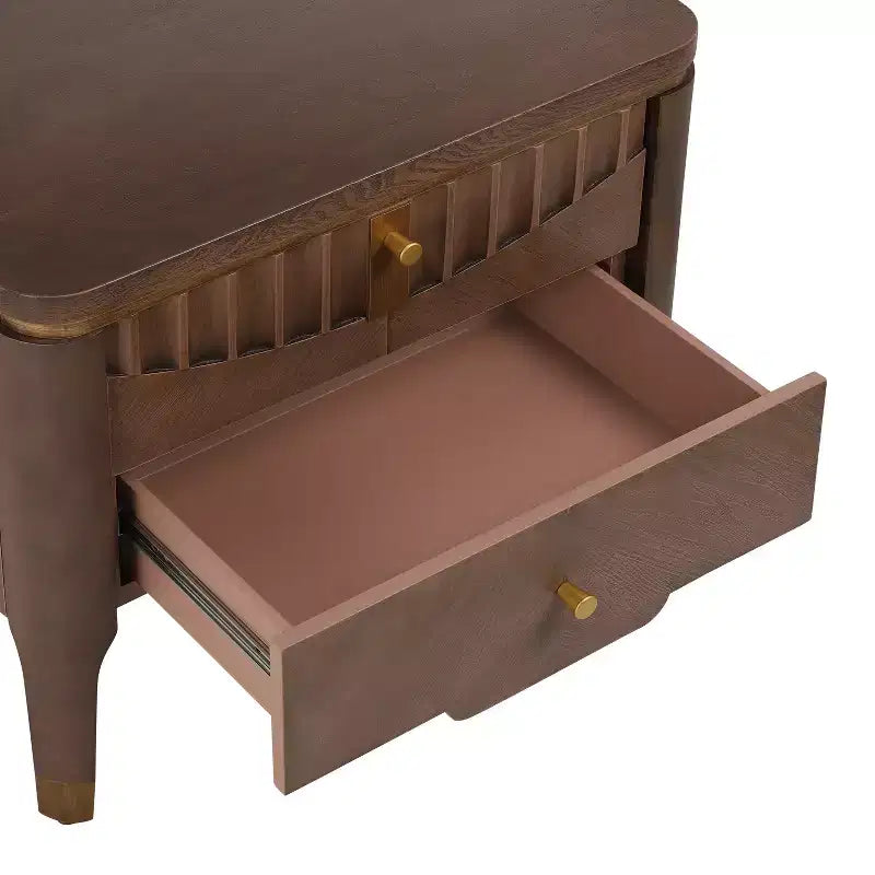 Table d'appoint décorative à motifs ondulés