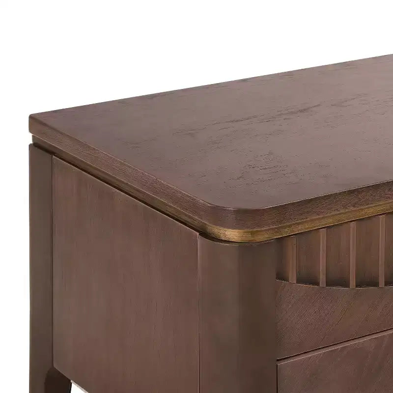 Table d'appoint décorative à motifs ondulés