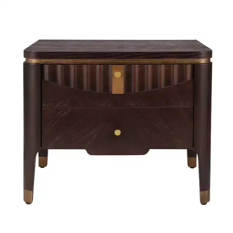 Table d'appoint décorative à motifs ondulés