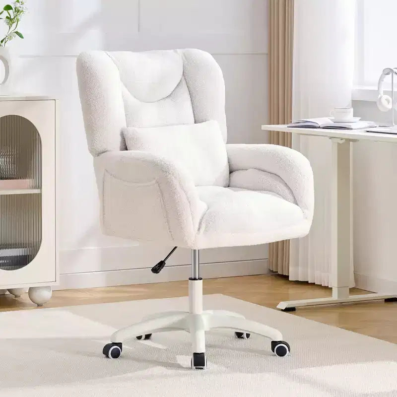 Chaise de bureau réglable en tissu