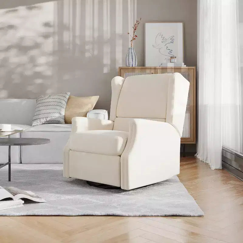 Fauteuil relax pivotant, inclinable et à bascule