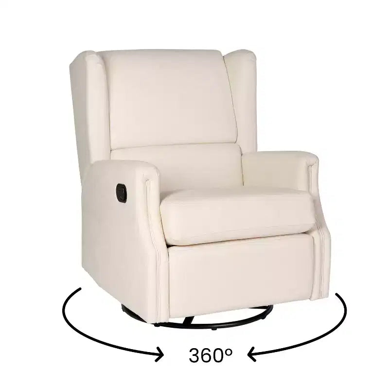 Fauteuil relax pivotant, inclinable et à bascule