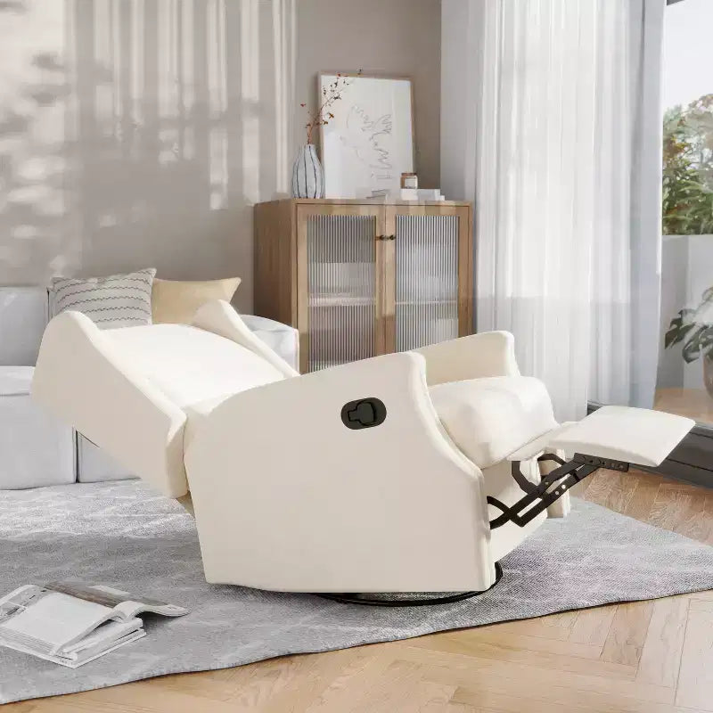 Fauteuil relax pivotant, inclinable et à bascule
