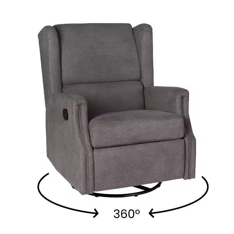 Fauteuil relax pivotant, inclinable et à bascule