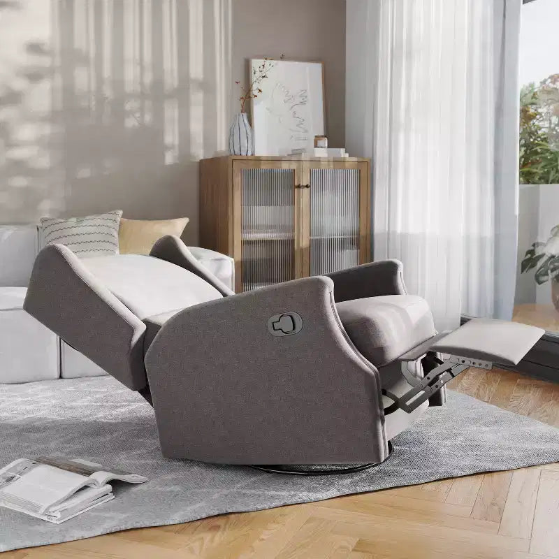 Fauteuil relax pivotant, inclinable et à bascule