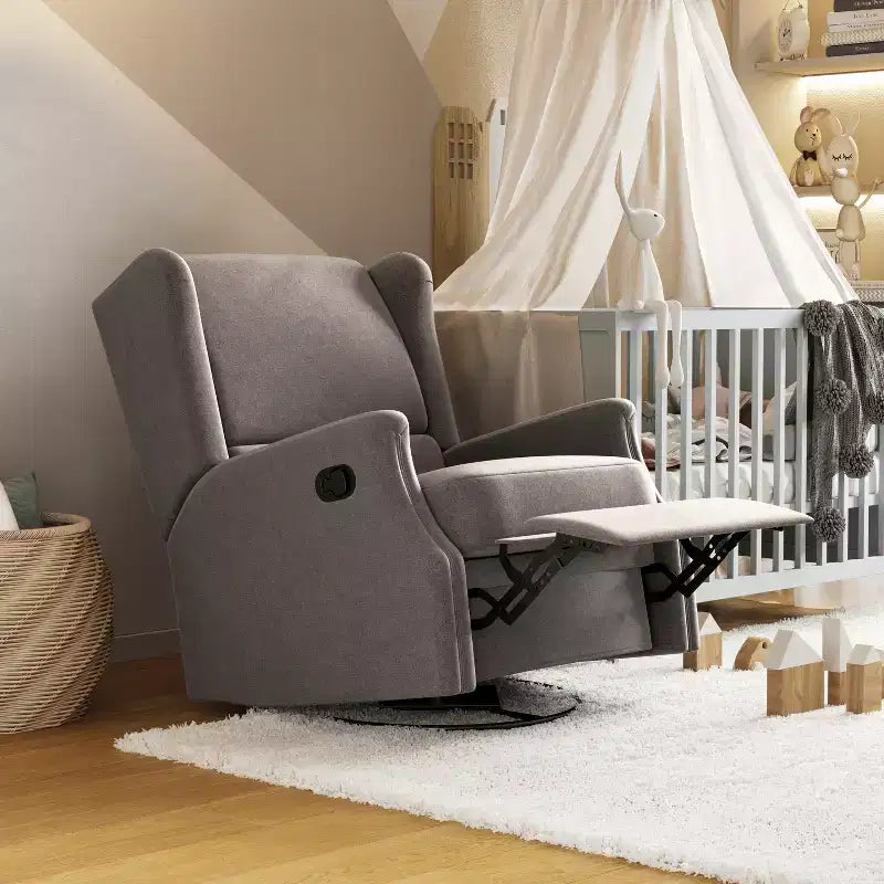 Fauteuil relax pivotant, inclinable et à bascule