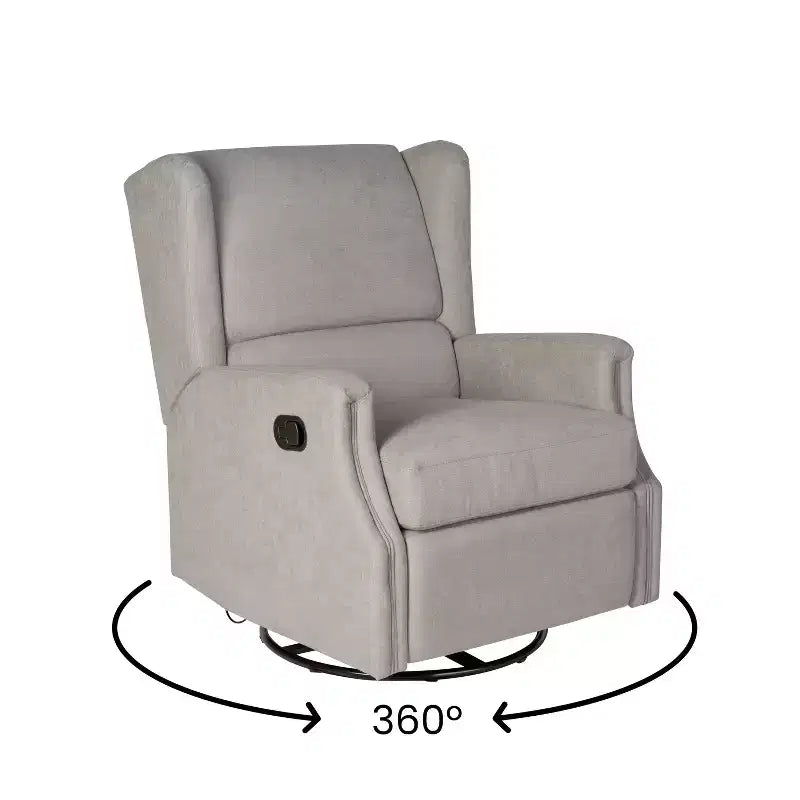 Fauteuil relax pivotant, inclinable et à bascule