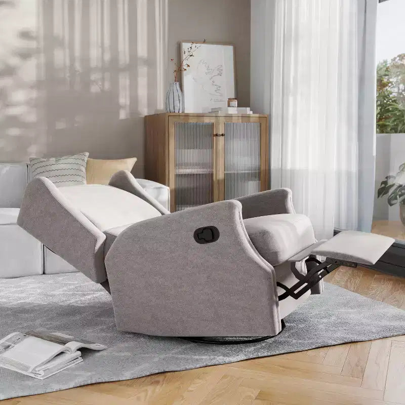 Fauteuil relax pivotant, inclinable et à bascule