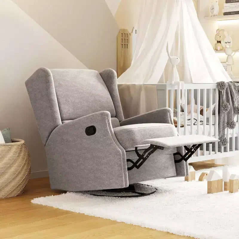 Fauteuil relax pivotant, inclinable et à bascule