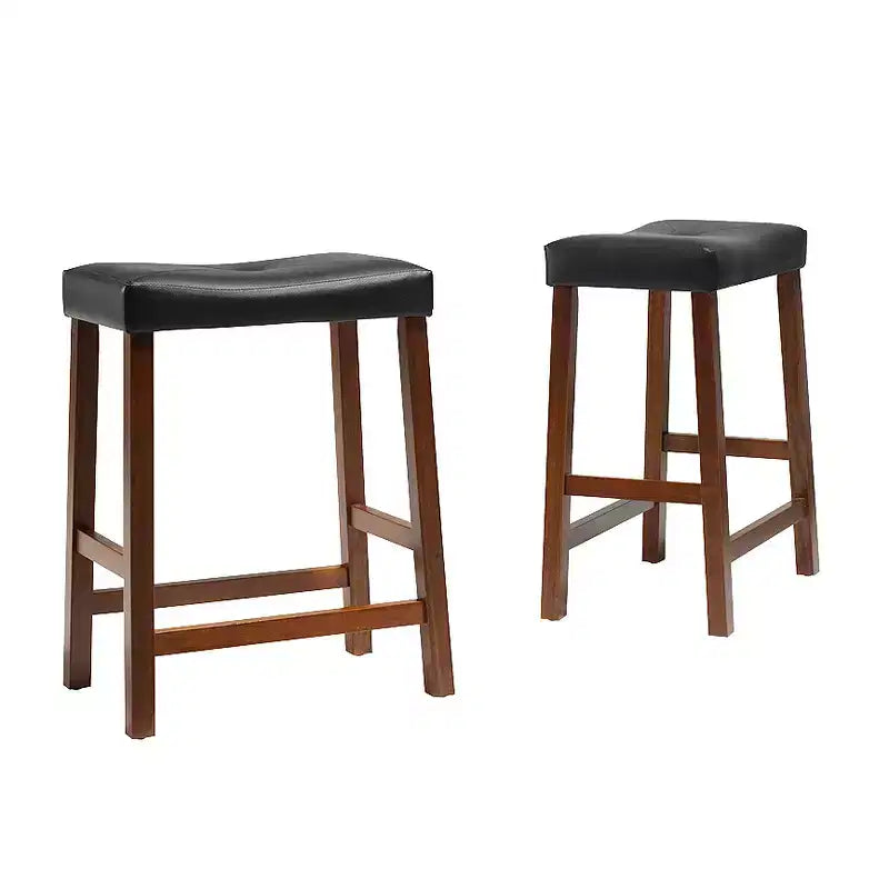 Tabourets de bar à selle rembourrés