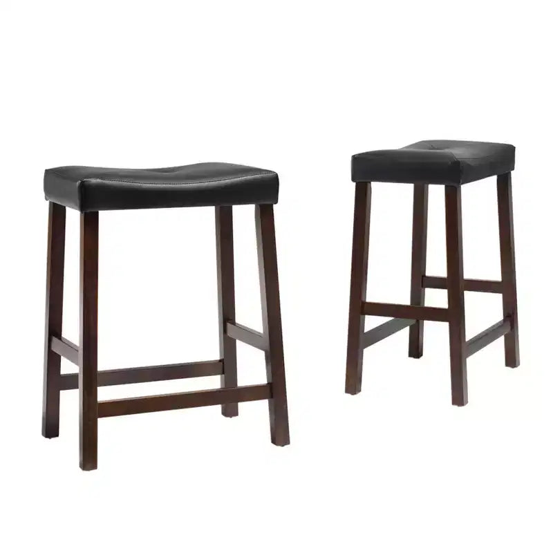 Tabourets de bar à selle rembourrés