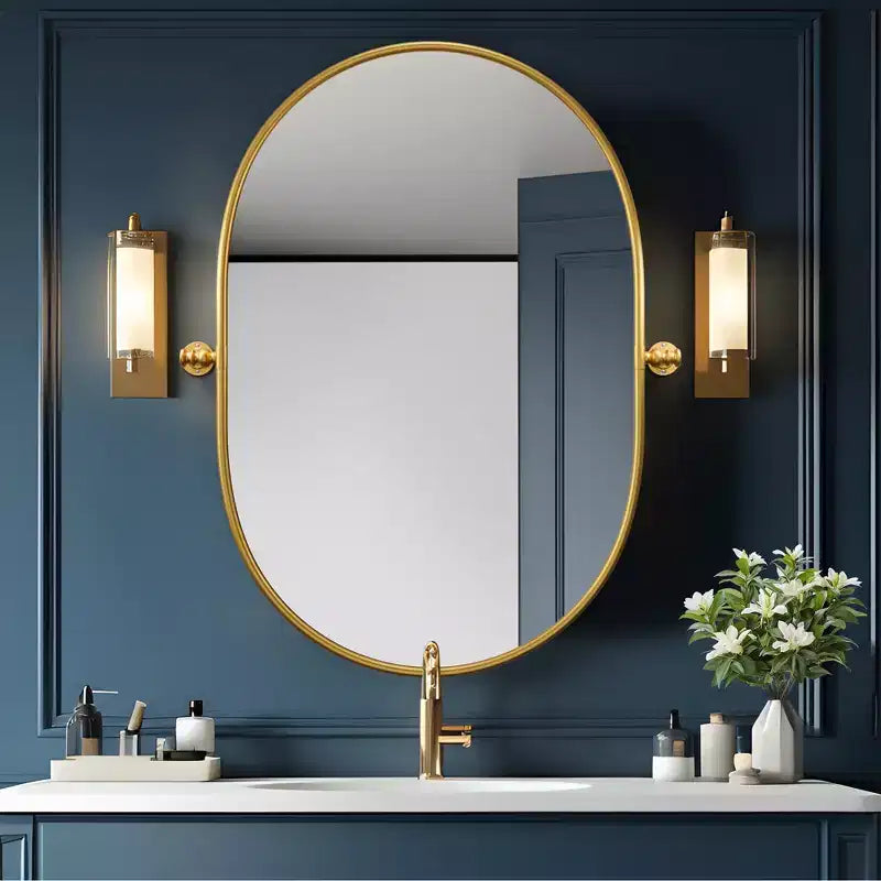 Miroir de courtoisie de salle de bain rotatif