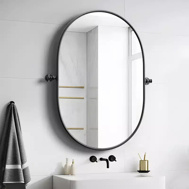 Miroir de courtoisie de salle de bain rotatif