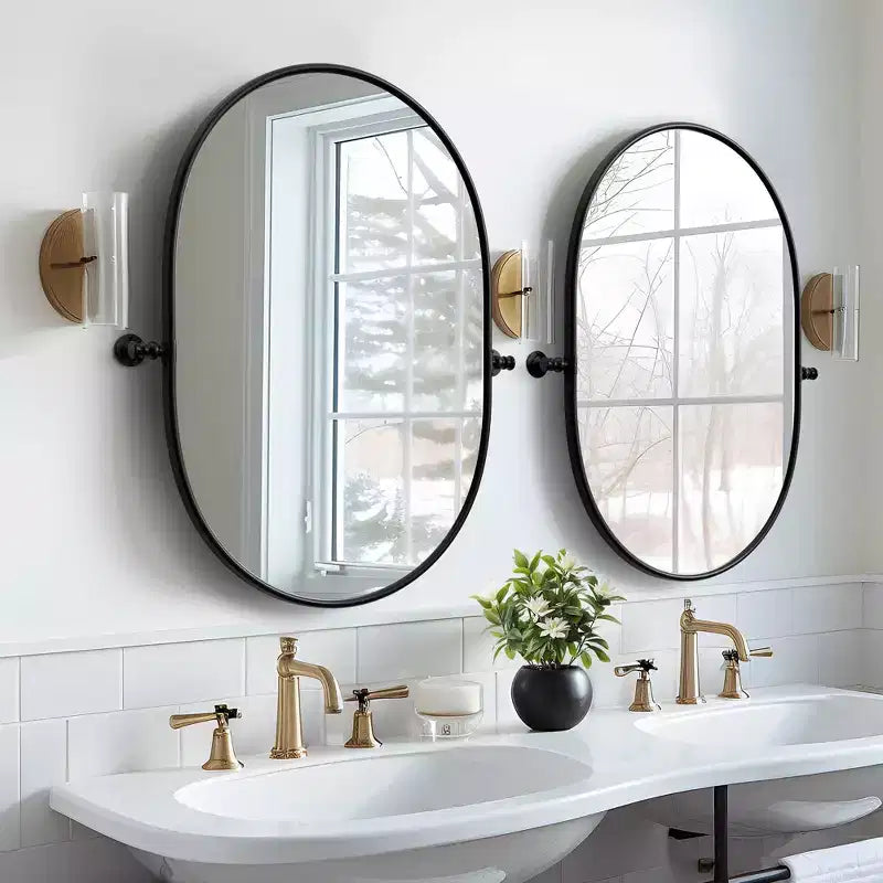 Miroir de courtoisie de salle de bain rotatif