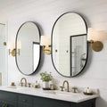 Miroir de courtoisie de salle de bain rotatif