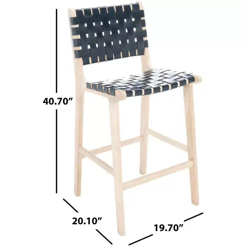 Tabourets de bar en cuir