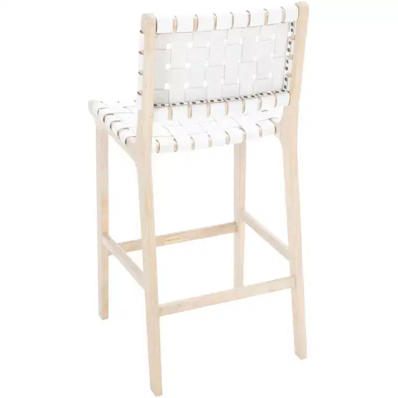 Tabourets de bar en cuir