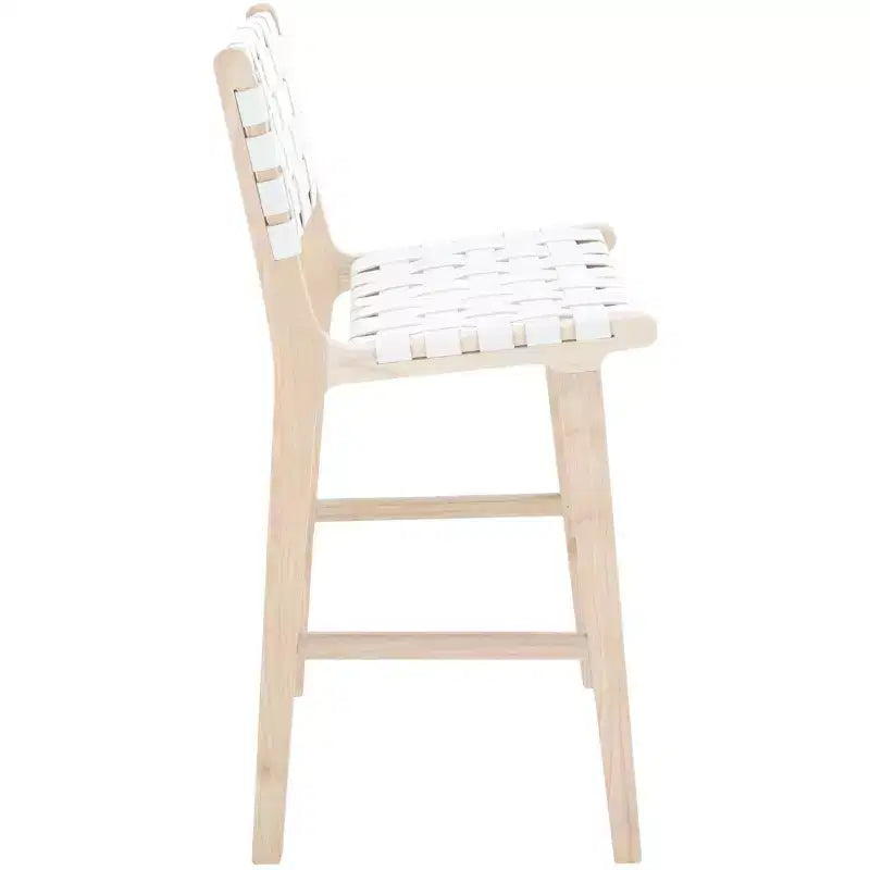 Tabourets de bar en cuir