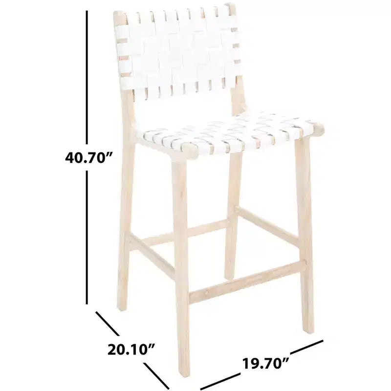 Tabourets de bar en cuir