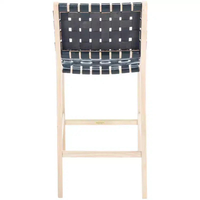 Tabourets de bar en cuir