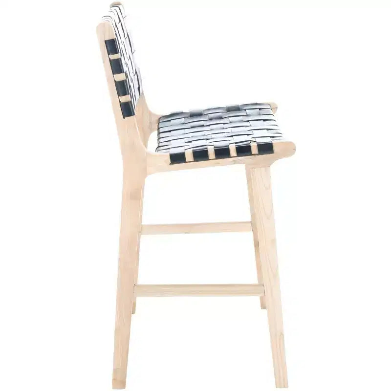 Tabourets de bar en cuir
