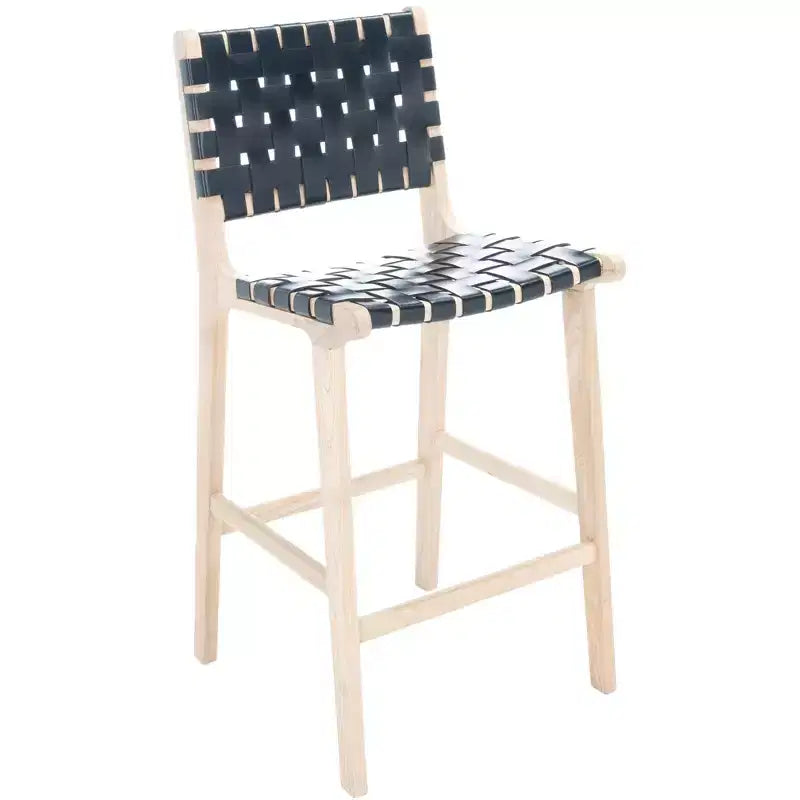 Tabourets de bar en cuir