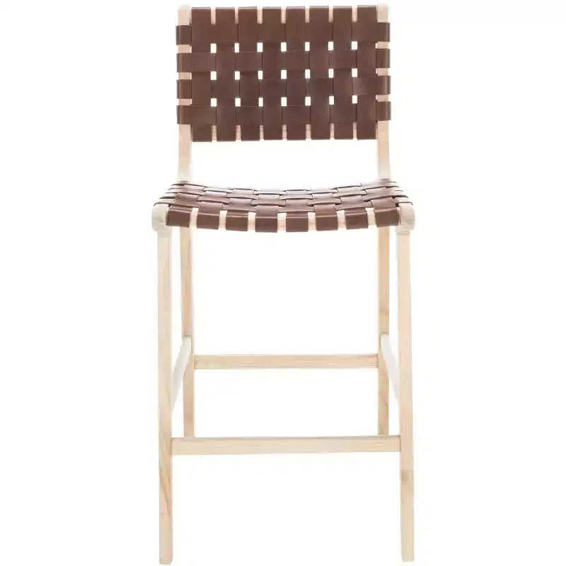 Tabourets de bar en cuir