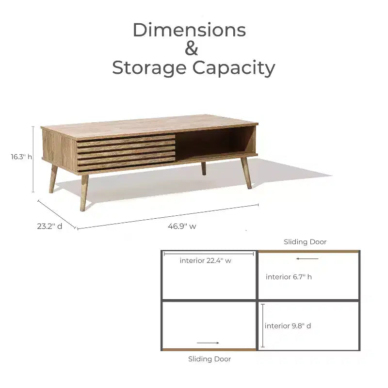 Table basse de style médiéval