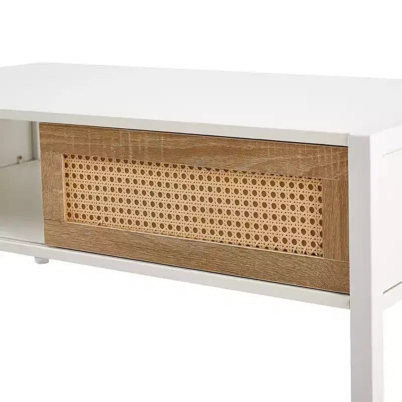 Table basse en rotin