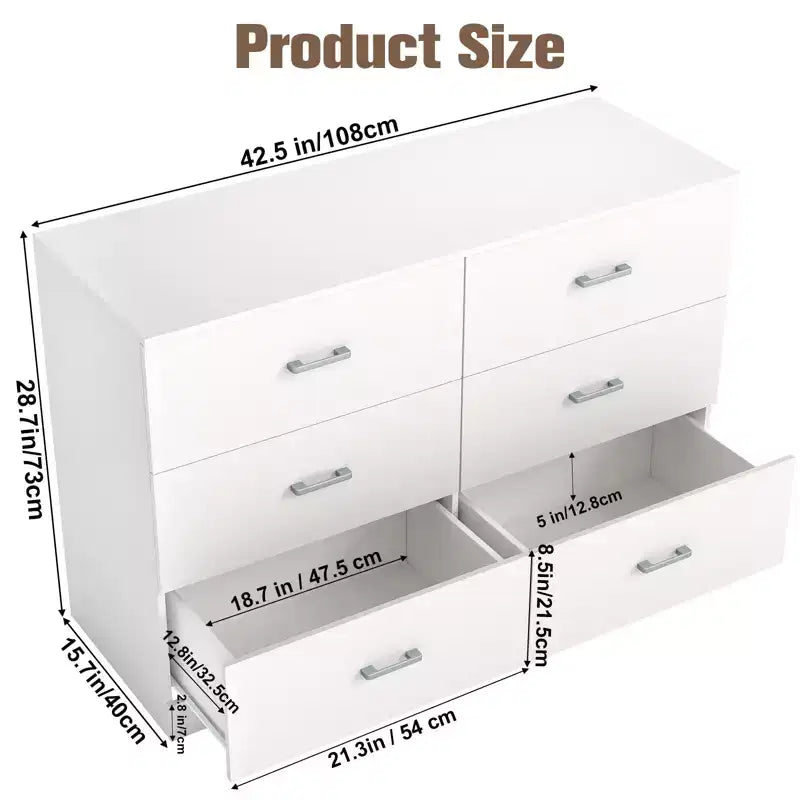 Bahut horizontal spacieux en bois